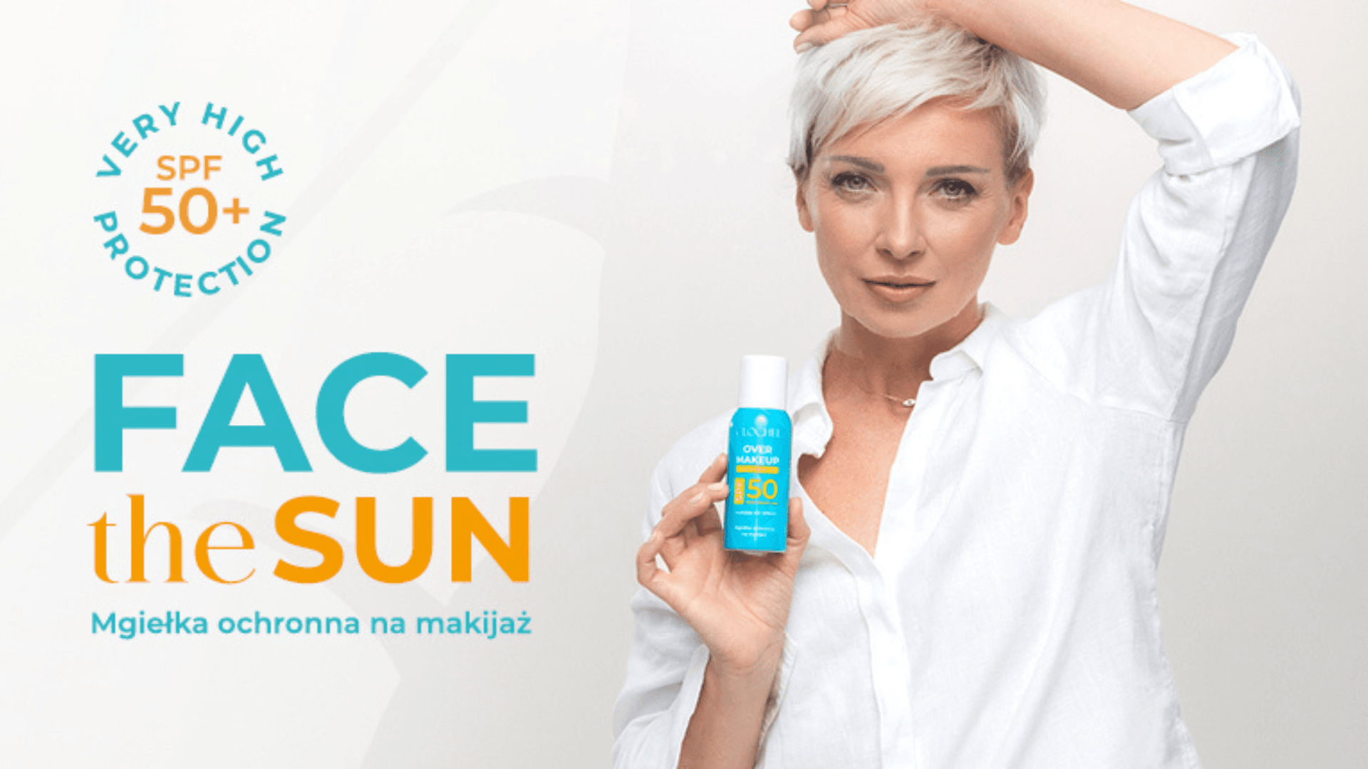 Grafika dla artykułu Odkryj Mgiełkę ochronną na makijaż SPF 50+ od Clochee – HIT tego lata! 