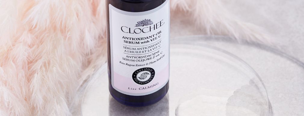 Grafika dla artykułu Serum z witaminą C - jakie efekty powoduje używanie tego ekologicznego kosmetyku do twarzy? Dowiedz się, dlaczego warto wybierać naturalne produkty do pielęgnacji z witaminą C i skorzystaj z atrakcyjnej oferty Clochee!